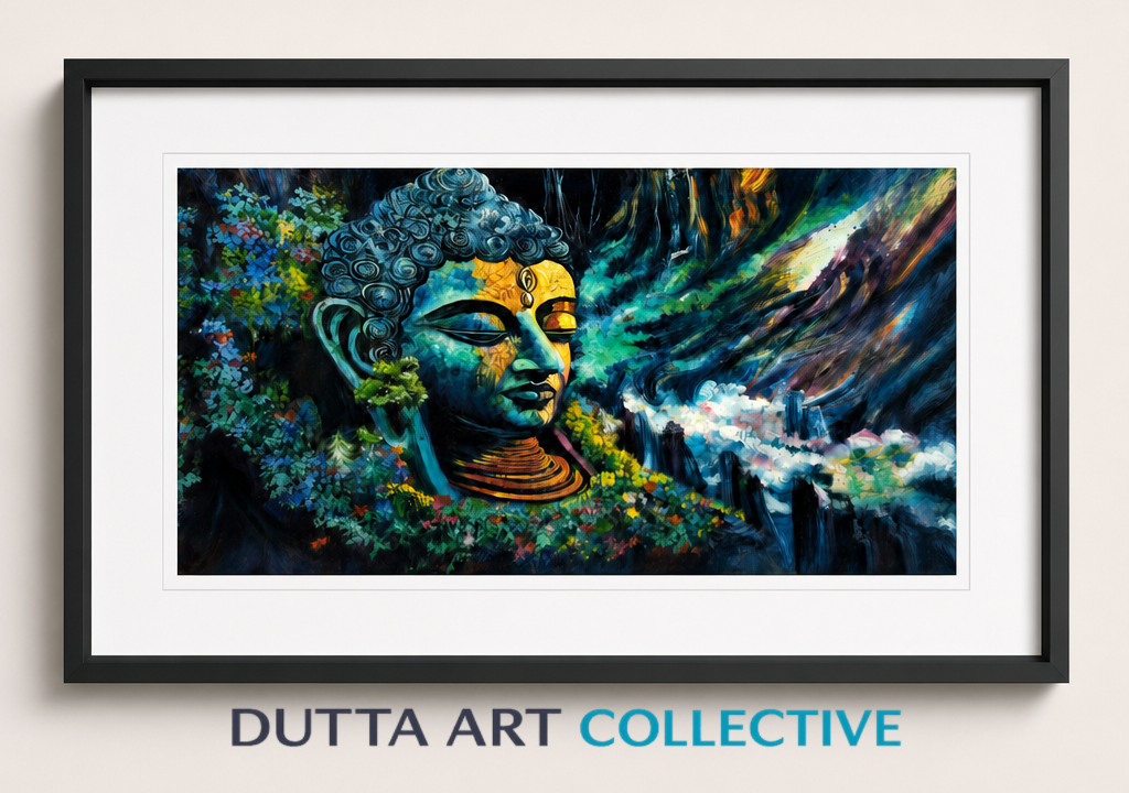 Buddha's Elevation - Framed Fine Art Paper