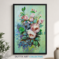Floral Arrangement — Framed Fine Art Paper Print